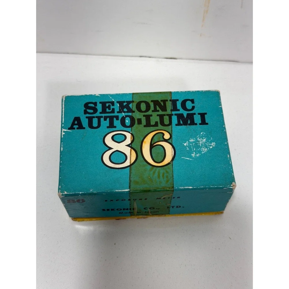 Sekonic Auto-Lumi 86 Exposure Meter Vintage Light Meter with Case Manual and Box